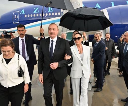 İlham Əliyev və Mehriban Əliyeva Türkiyədə rəsmi səfərdədirlər - FOTO